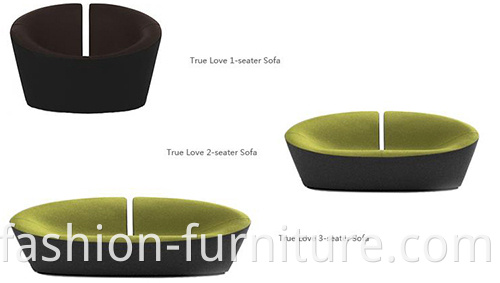 Fiberglass Loveseat sofa